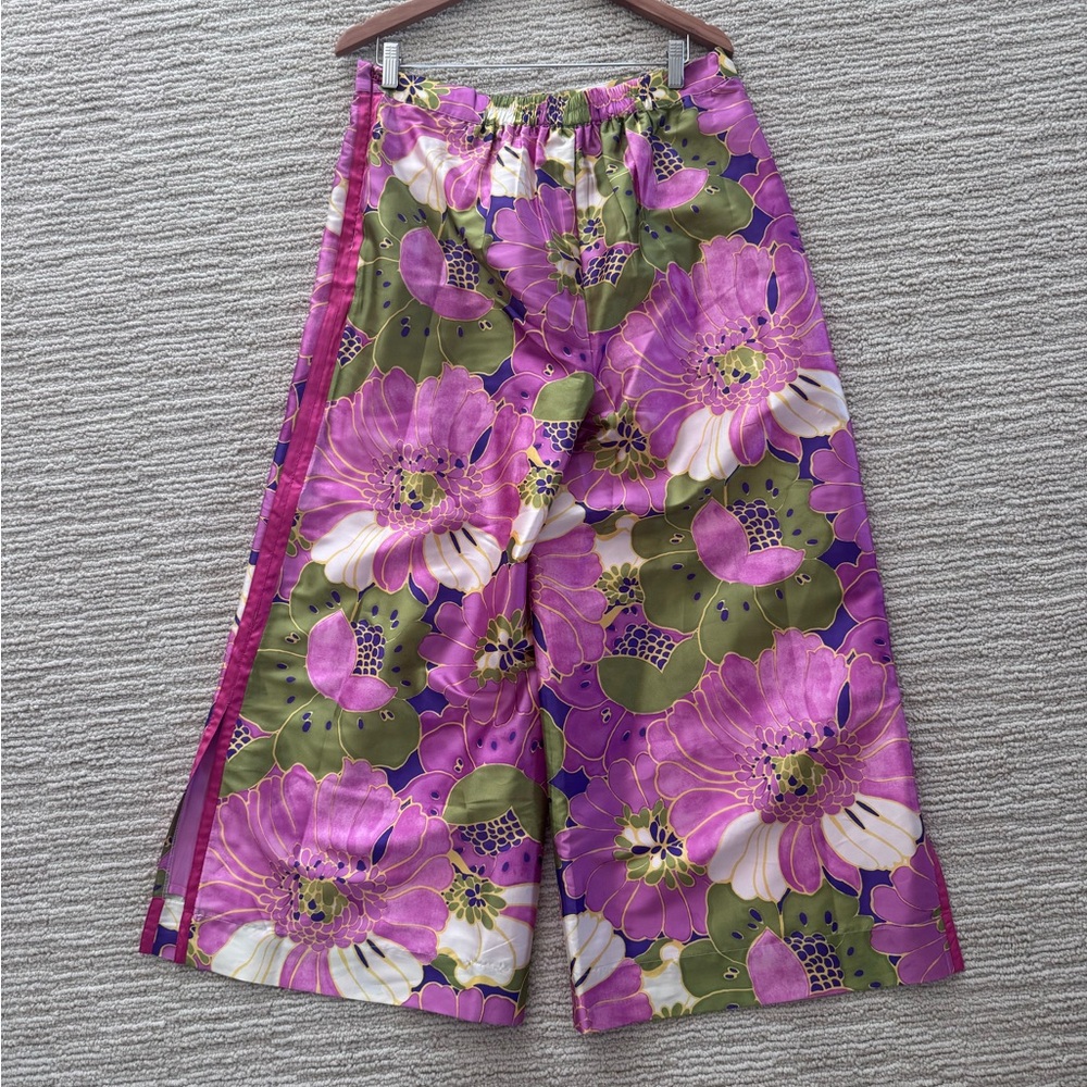 Frances Valentine Vibrant Floral Pants